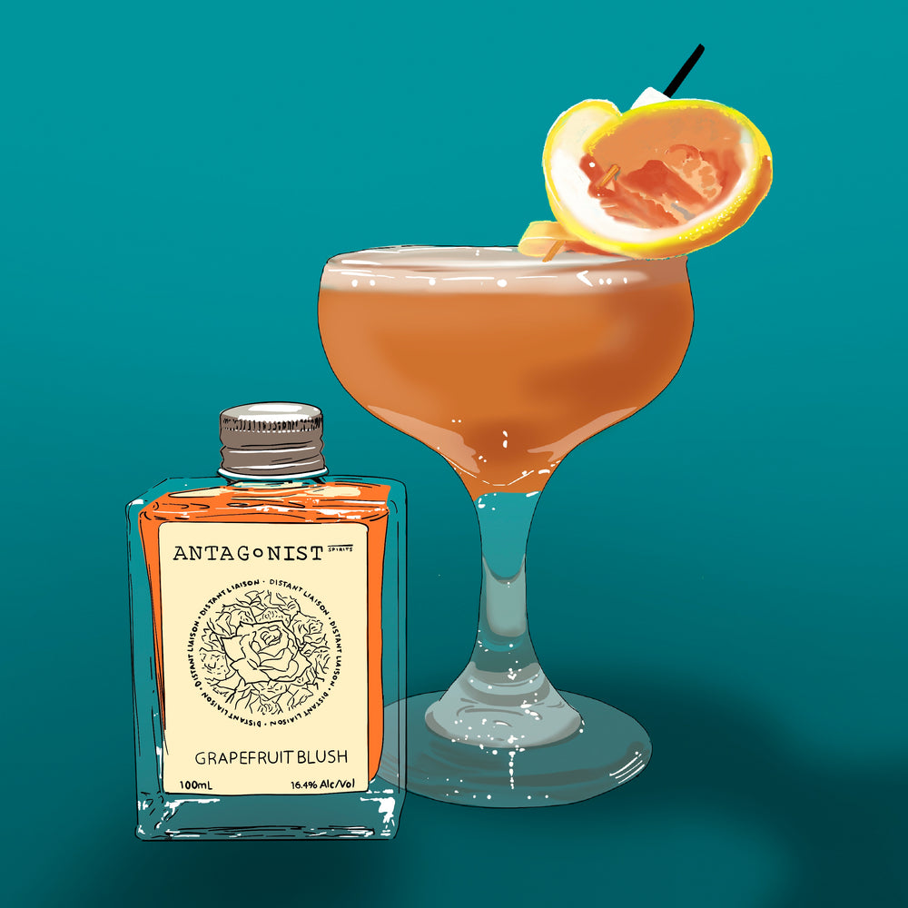 GIN GRAPEFRUIT BLUSH - PREMIXED COCKTAIL - 100ml