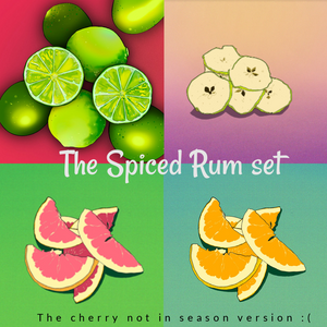 THE SPICED RUM GARNISH SET